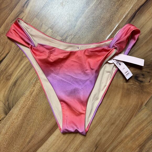 NWT Victoria’s Secret Ombré Swim Bottom Knotted Sodes Size Large - Picture 1 of 4